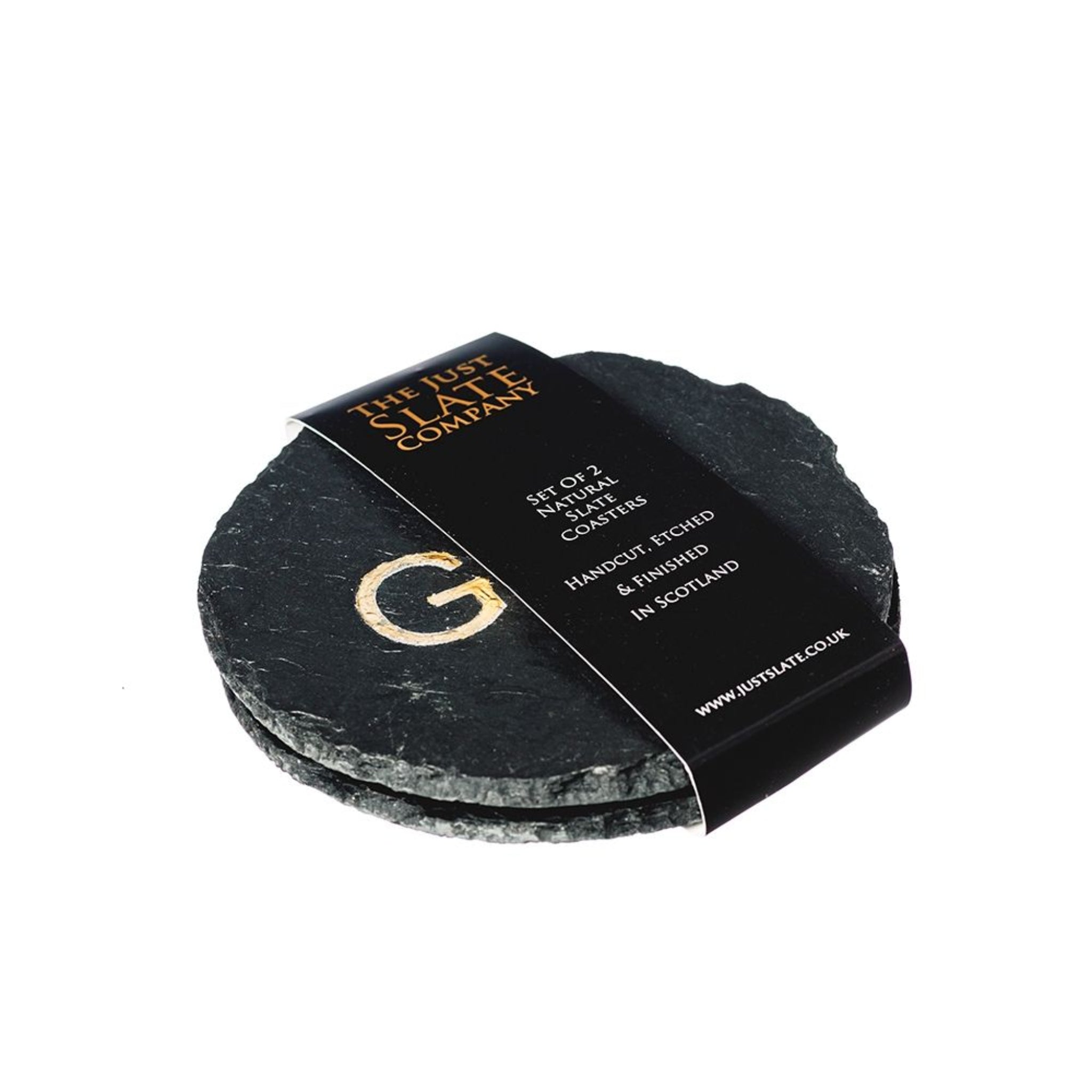 Selbrae House 2 Gold Love Gin Coasters