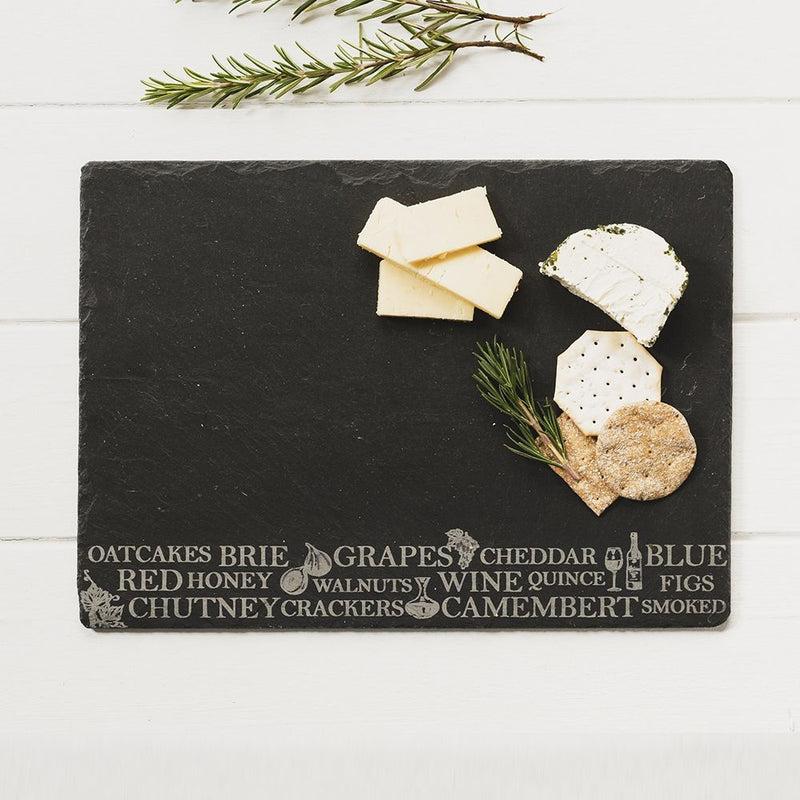 Just Slate Antipasti Slate Cheese Board