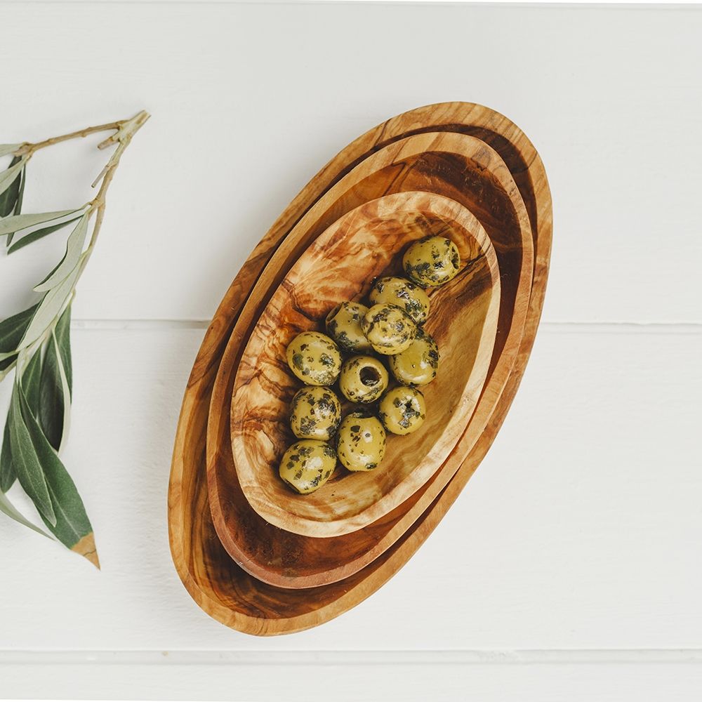 Selbrae House Olive Wood Stacking Bowl Set of 3