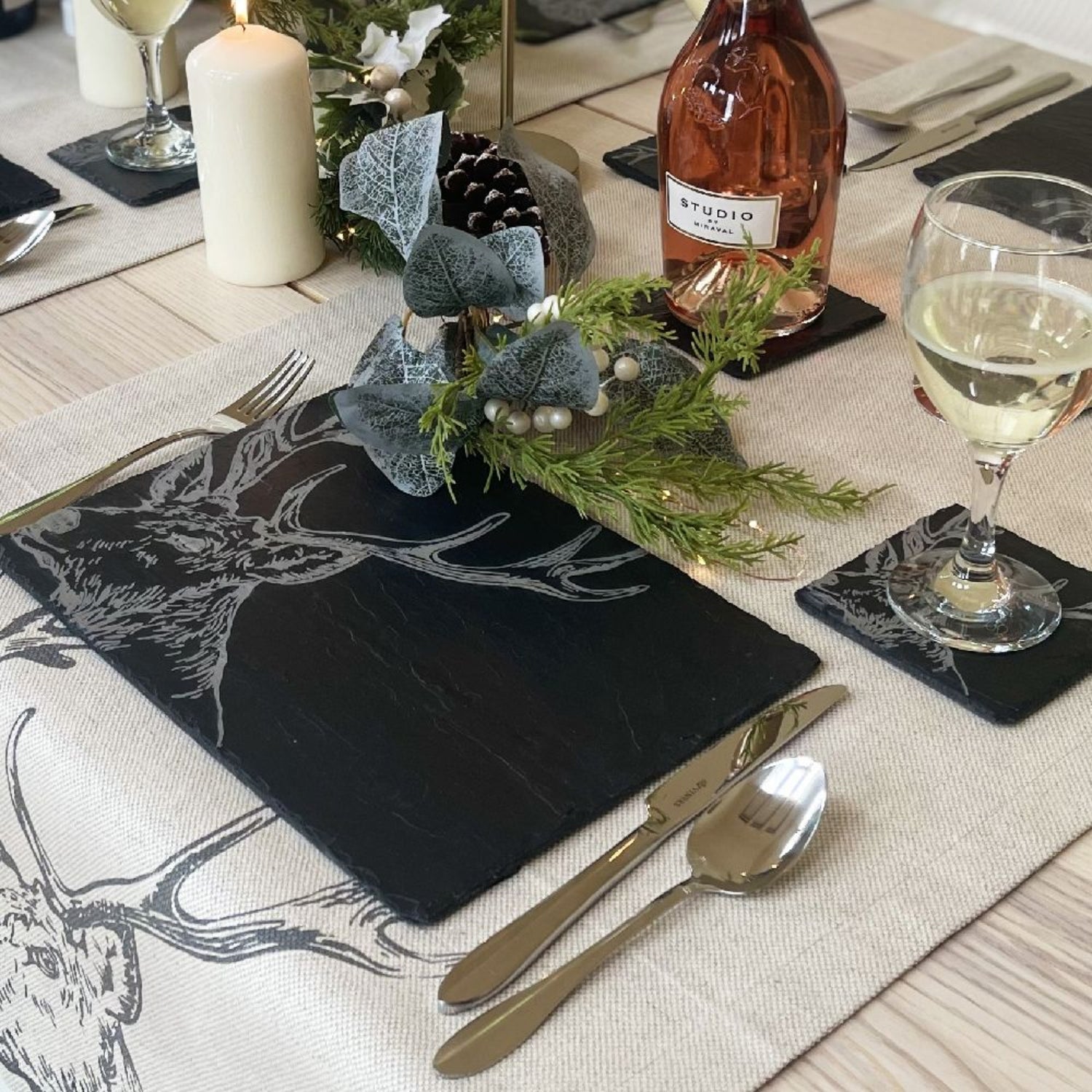 Selbrae House Stag Placemats Set of 2